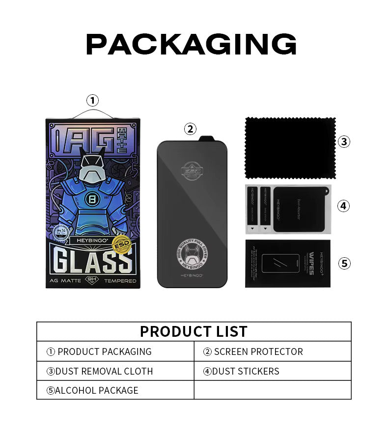 HEYBINGO® X-Man AG Matte Screen Protector